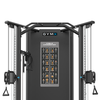 GYMX DUAL ADJUSTABLE PULLEY - Pin Loaded Strength Machine VX8021