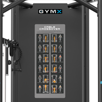 GYMX DUAL ADJUSTABLE PULLEY - Pin Loaded Strength Machine VX8021