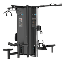 GYMX 8 STACK MULTI-STATION - Pin Loaded Strength Machine VX8023B