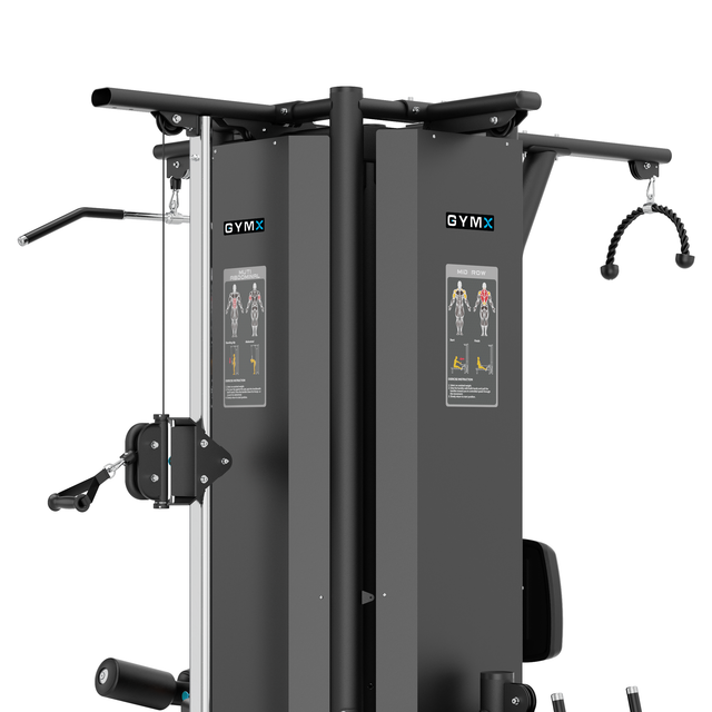 GYMX 4 STACK MULTI-STATION - Pin Loaded Strength Machine VX8023