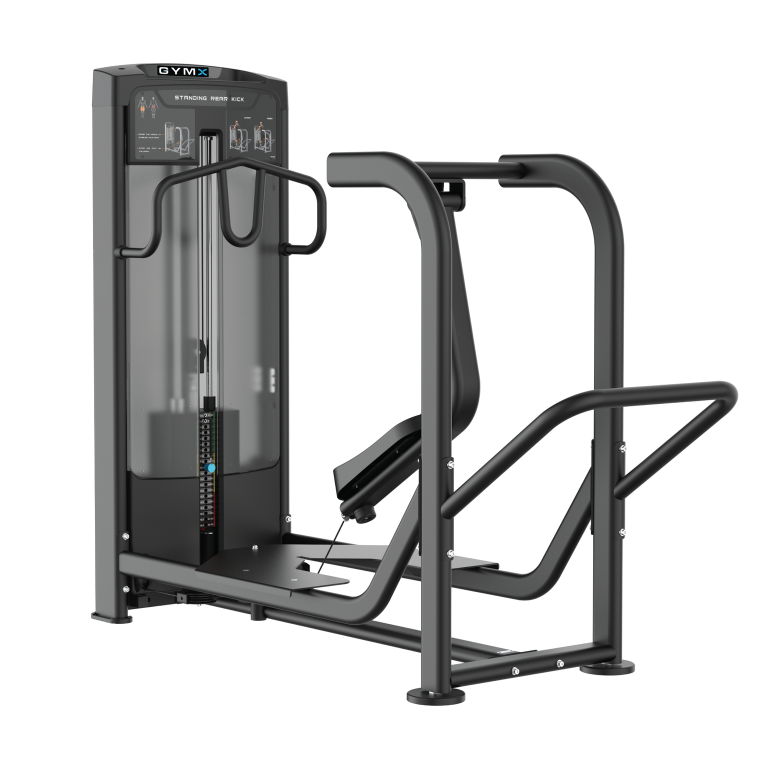 GYMX STANDING REAL KICK - Pin Loaded Strength Machine VX8032